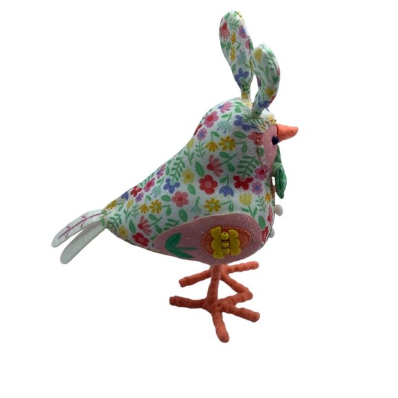 Target Spritz 2021 EASTER Featherly Friends PATCHES Fabric Bird Floral 7" - Picture 6 of 8